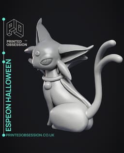 Espeon halloween - Pokemon - Fan Art 3d model