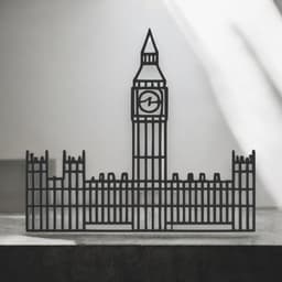 London Line Art - Desktop Line Art 3d model