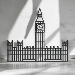 London Line Art - Desktop Line Art 3d model