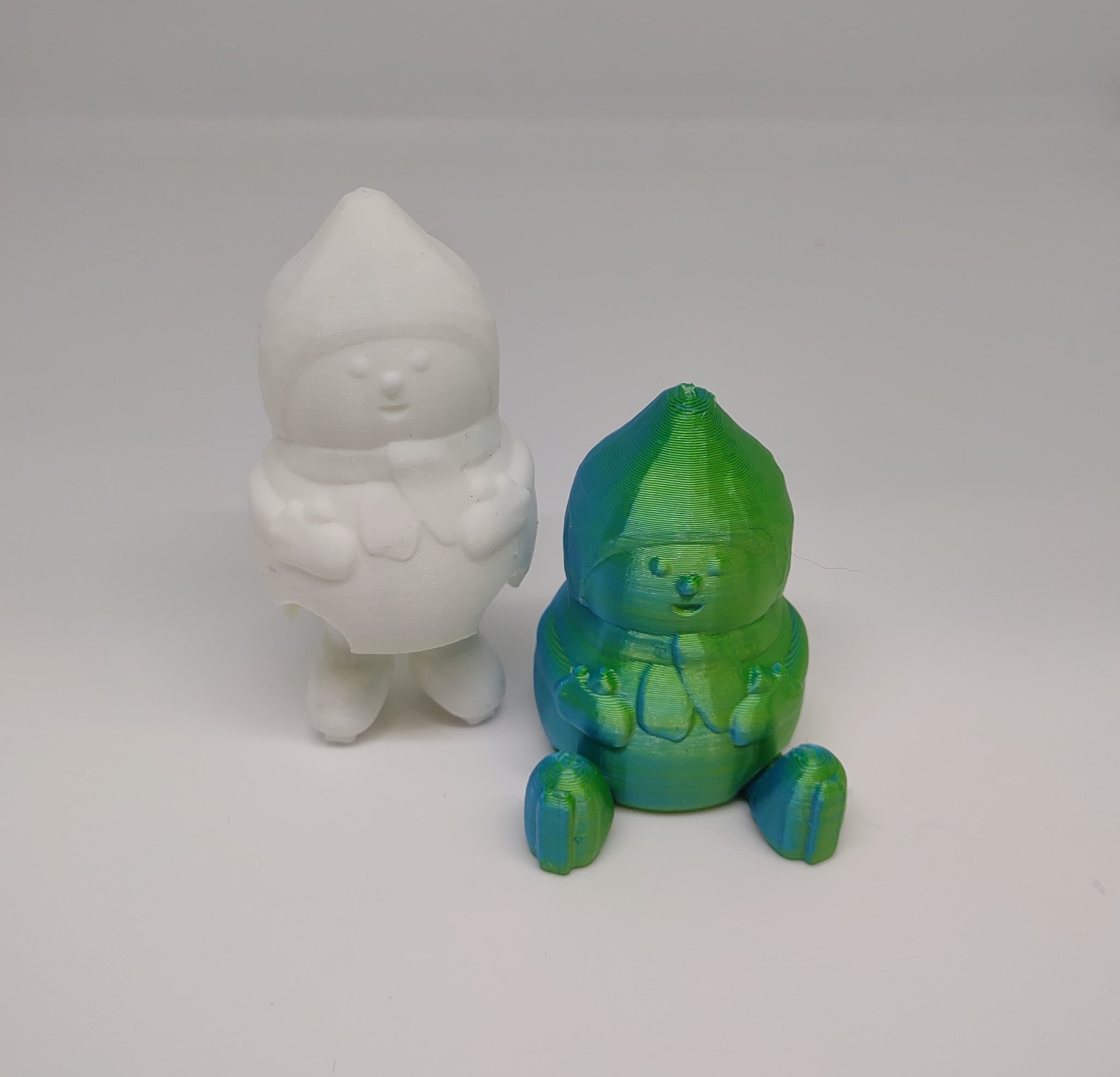 Ice Skating Caroler or Snowman? 3d model