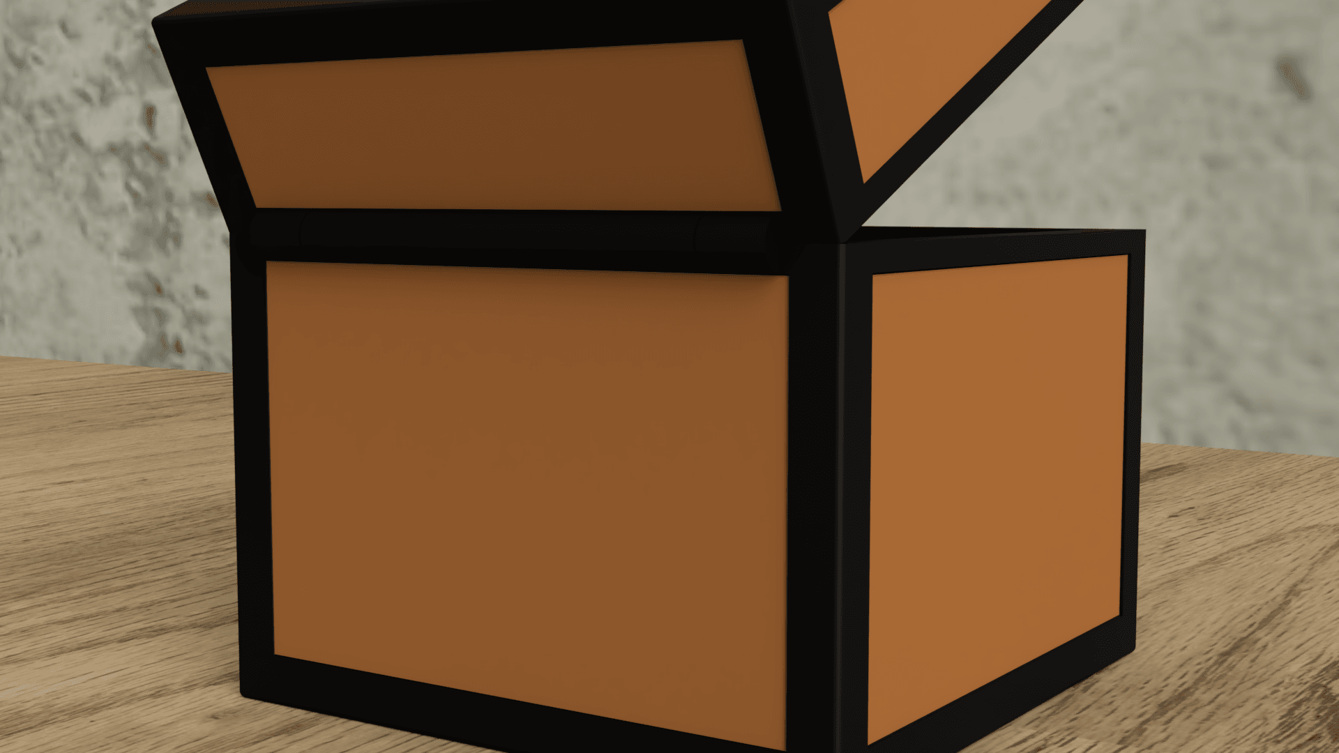 Minecraft Chest Box 3d model
