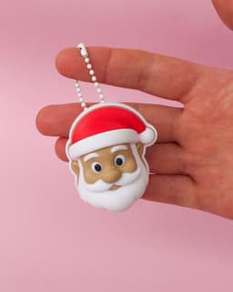 Santa Clicker Keychain β 3D Fidget Toy 3d model
