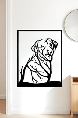 Dog Wall Art, Wall Decor, Home Decor 3d model