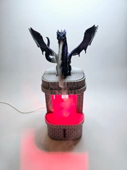 Anti- Gravity Dragon Fountain 3d model