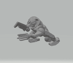 FHW: Rat Giant Sergeant equipped with dual swords 3d model