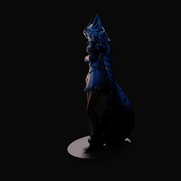 Cute Fantasy Fox Girl 3D Printable Figure 3d model