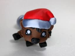 Jingle Bell Highland Cow 3d model