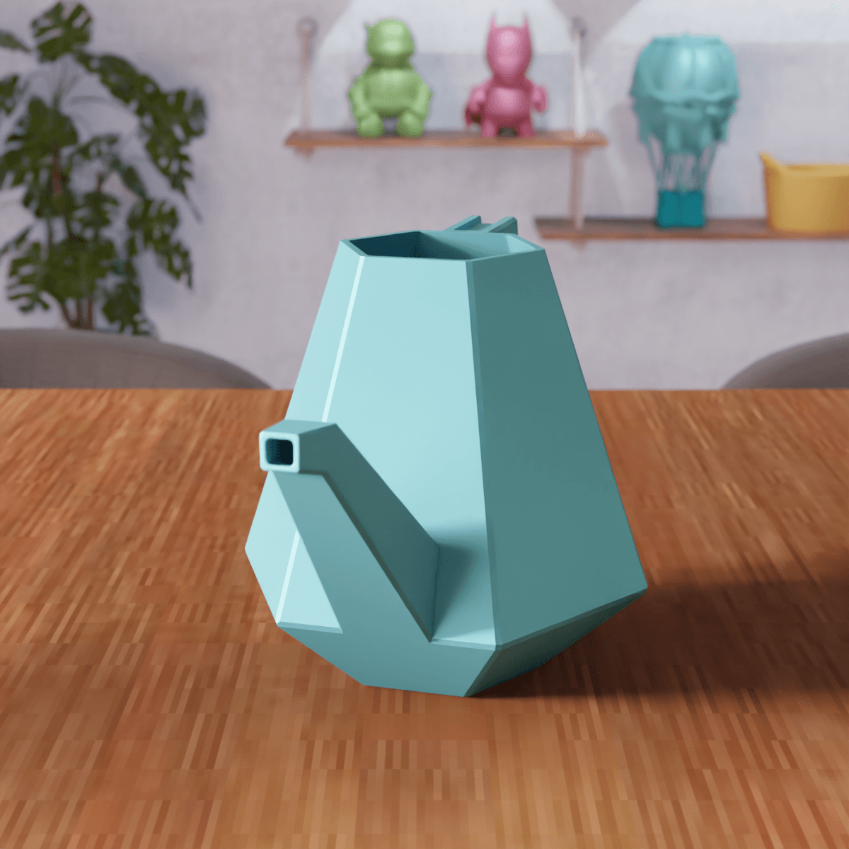 Geometric Pitcher - Planter Accent 3d model