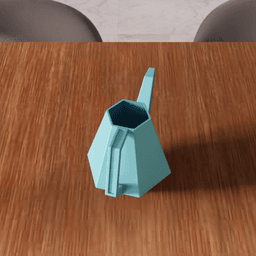 Geometric Pitcher - Planter Accent 3d model