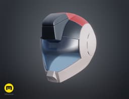 Gundam pilot Aina Helmet 3d model
