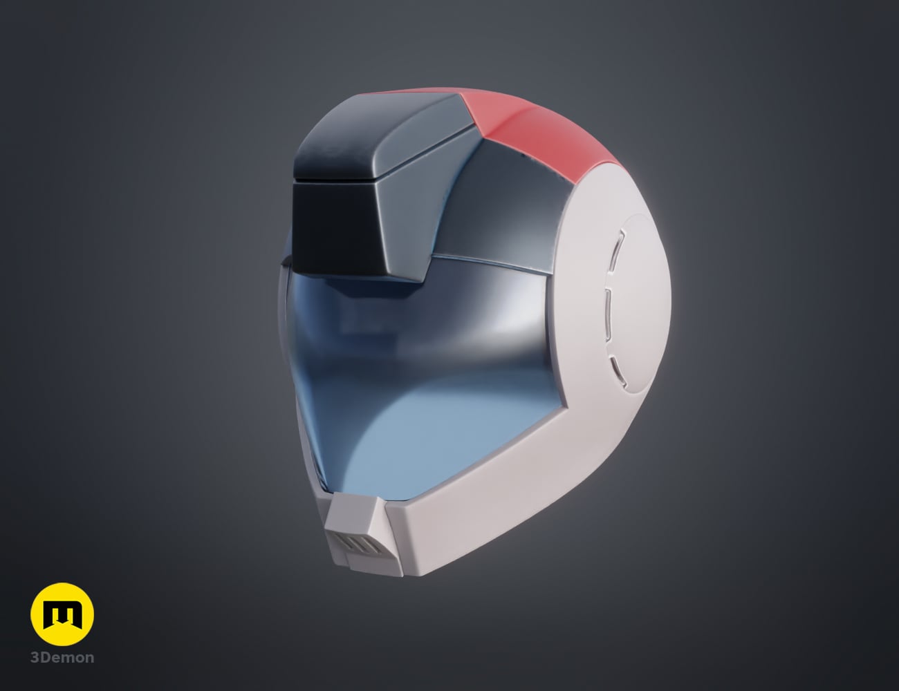 Gundam pilot Aina Helmet 3d model