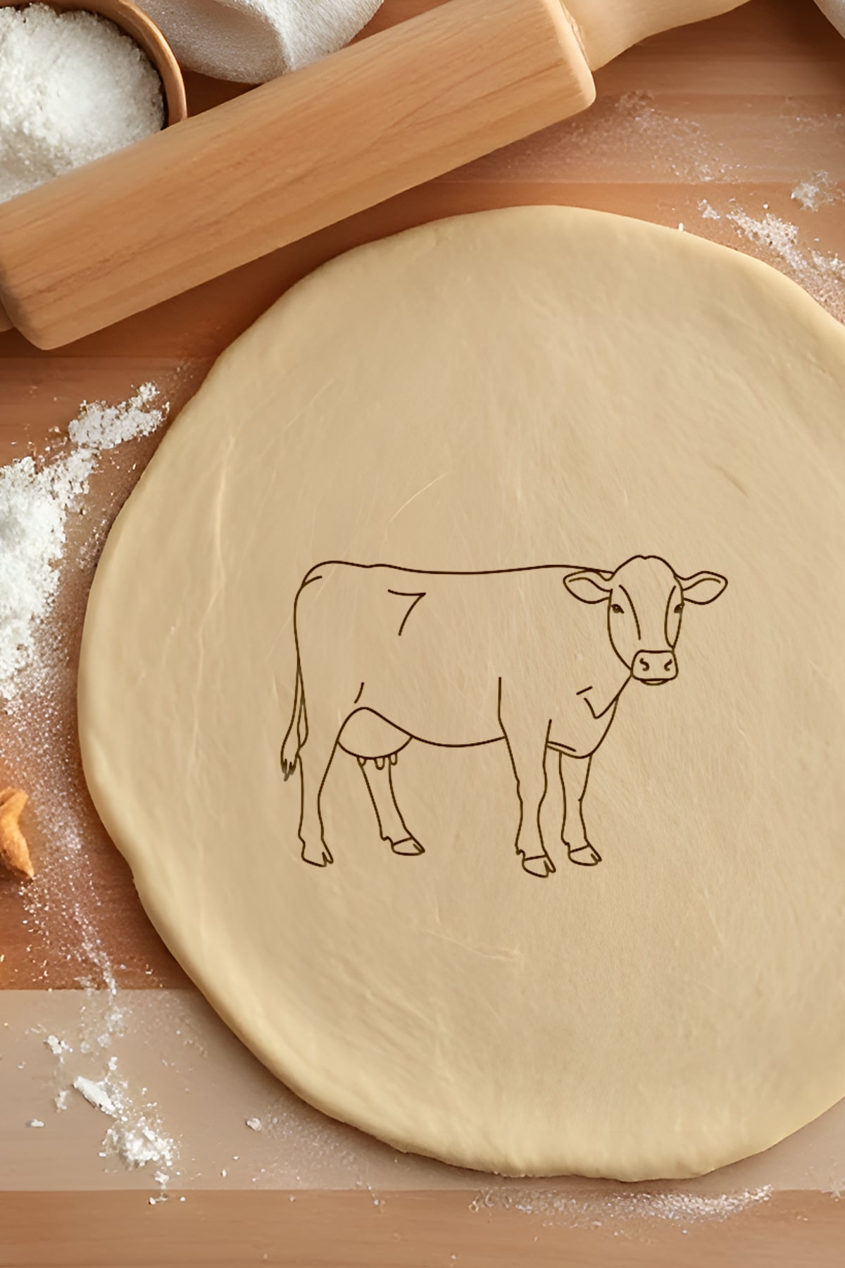 Cow Cookie Cutter, Biscuit Cutter 3d model