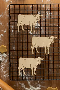 Cow Cookie Cutter, Biscuit Cutter 3d model