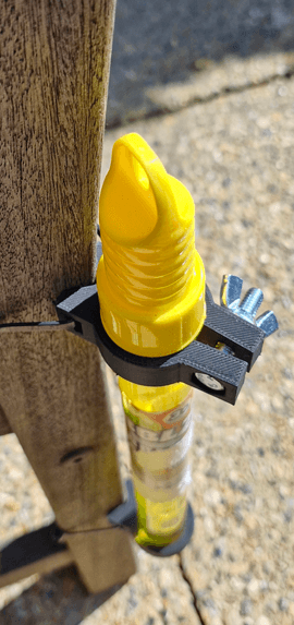 Bubble Wand Bottle Brackets 3d model