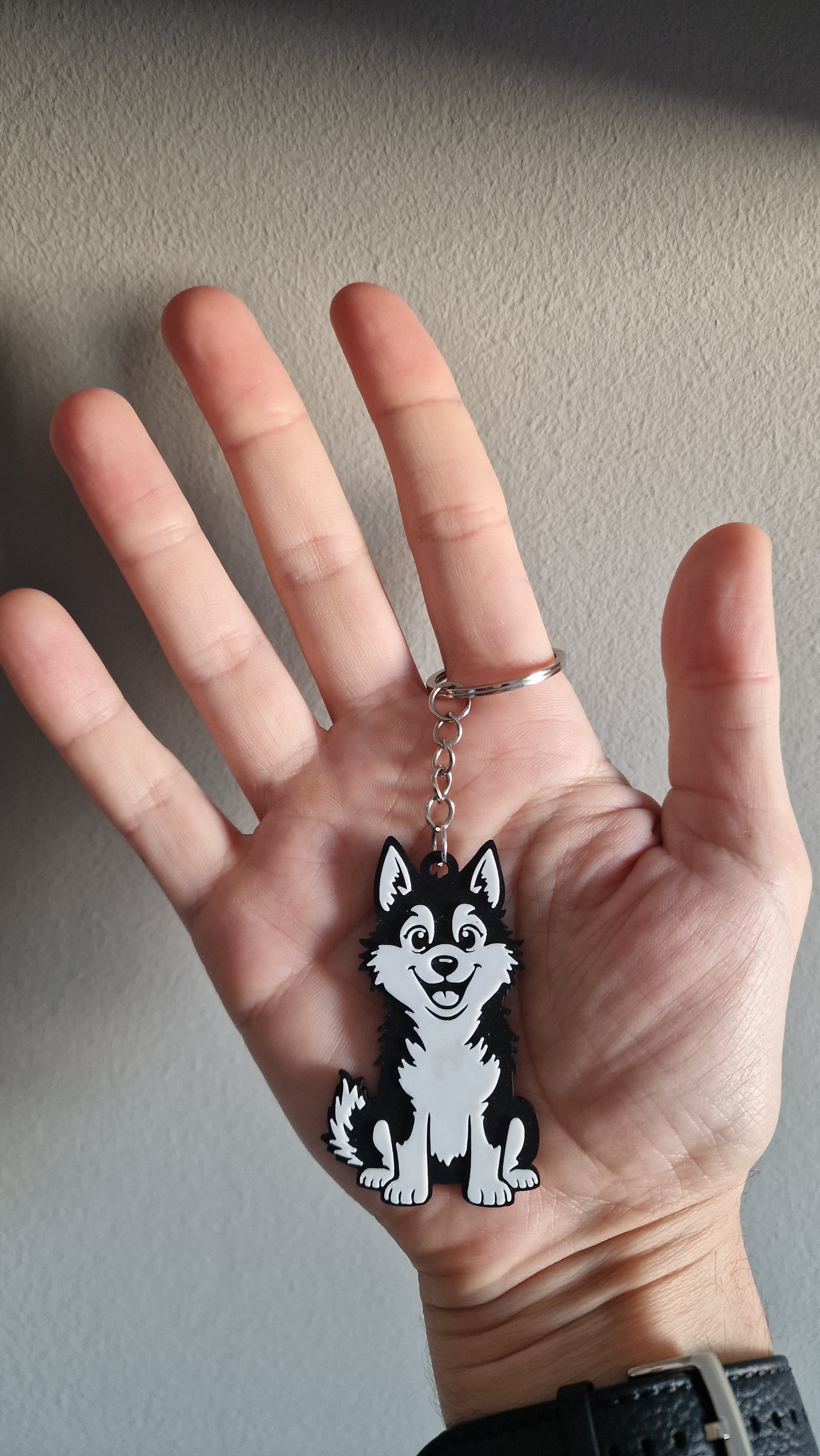 Dog keychain 2 3d model