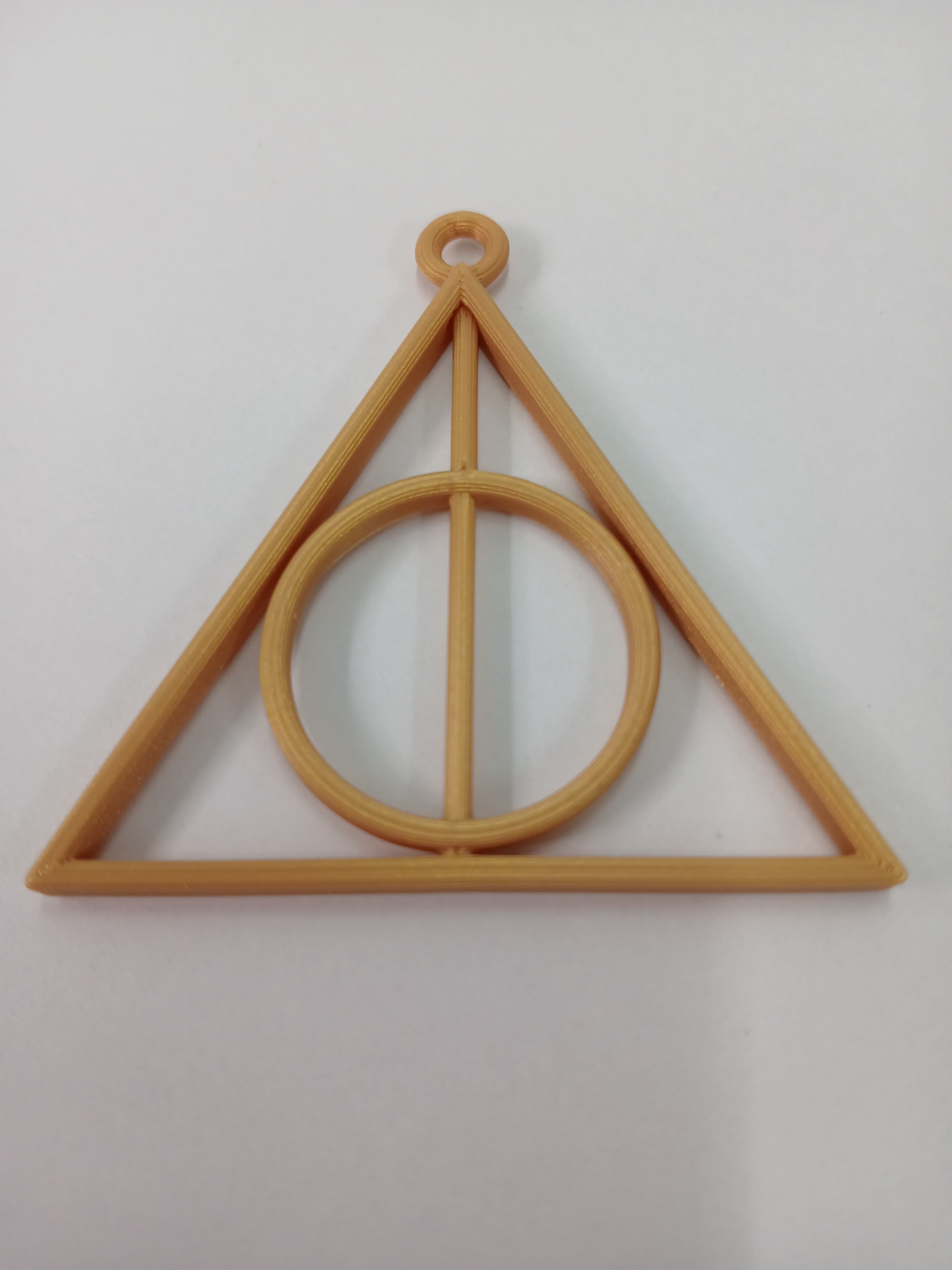 Deathly Hallows Pendant and Earring 3d model