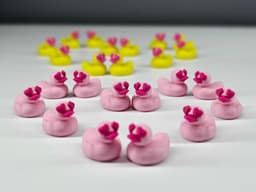 Cute Little Duck with Heart Eyes | Valentine Ducky 3d model