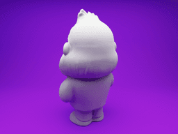 Stylish Gorilla in Suit – 3D Printable Cartoon Figurine 3d model