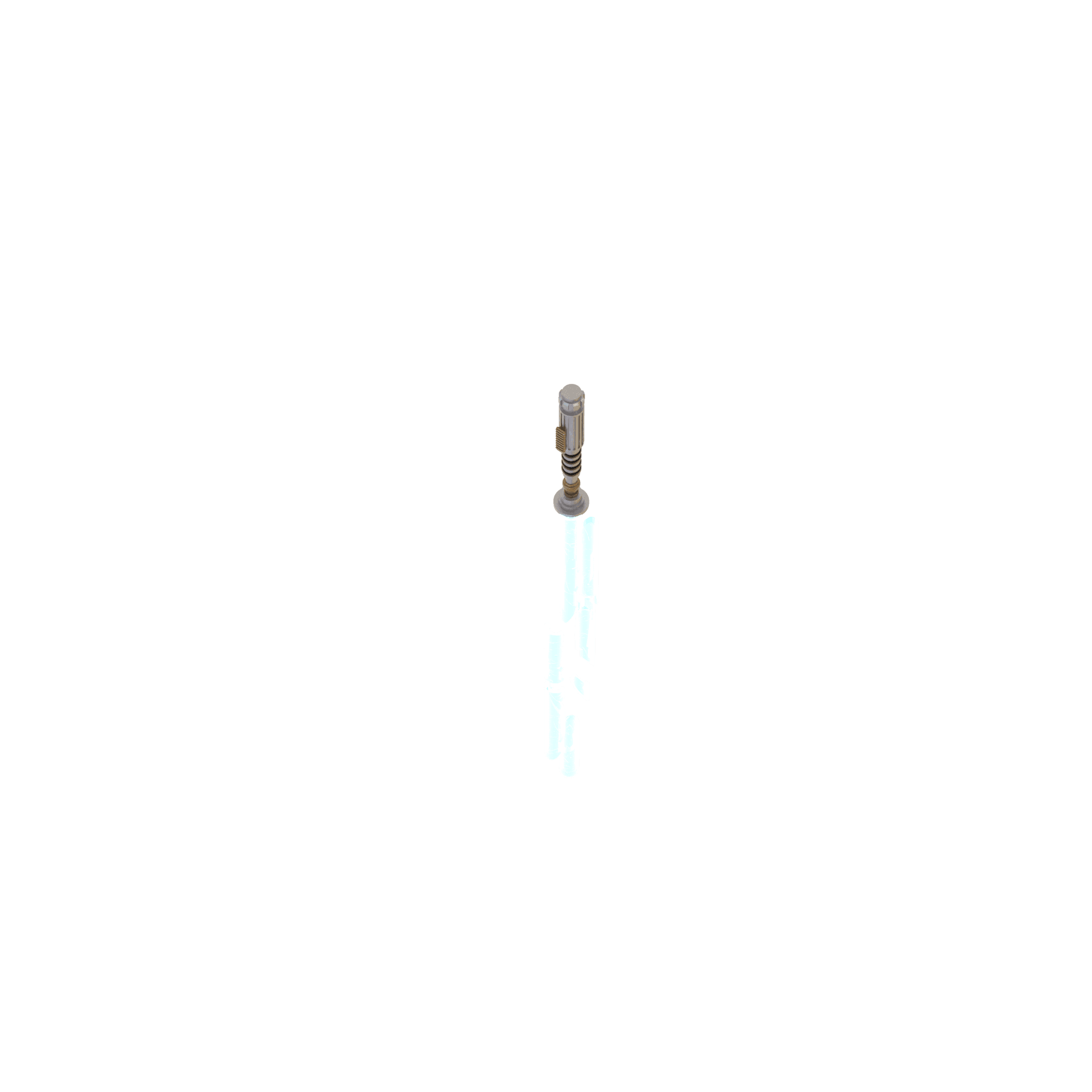 Broken Lightsaber 3d model