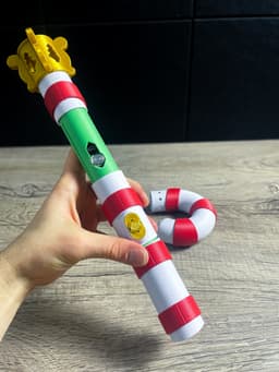 Candy Cane Saber 3d model