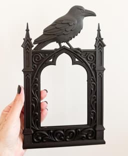 Gothic Raven Frame Ornate Cathedral Dark Altars 3d model