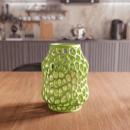 Organic Voronoi Cellular Lattice Vase 3d model