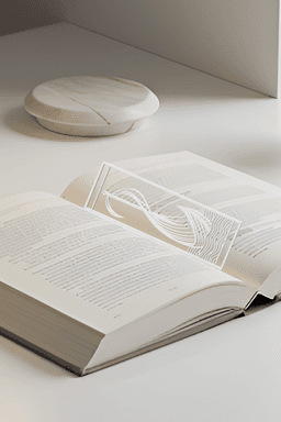 Ocean Bookmark, Gift Box 3d model