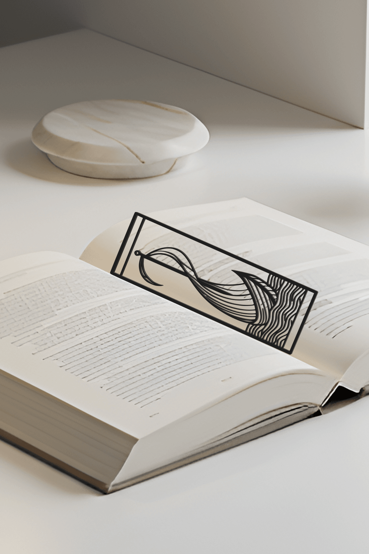Ocean Bookmark, Gift Box 3d model
