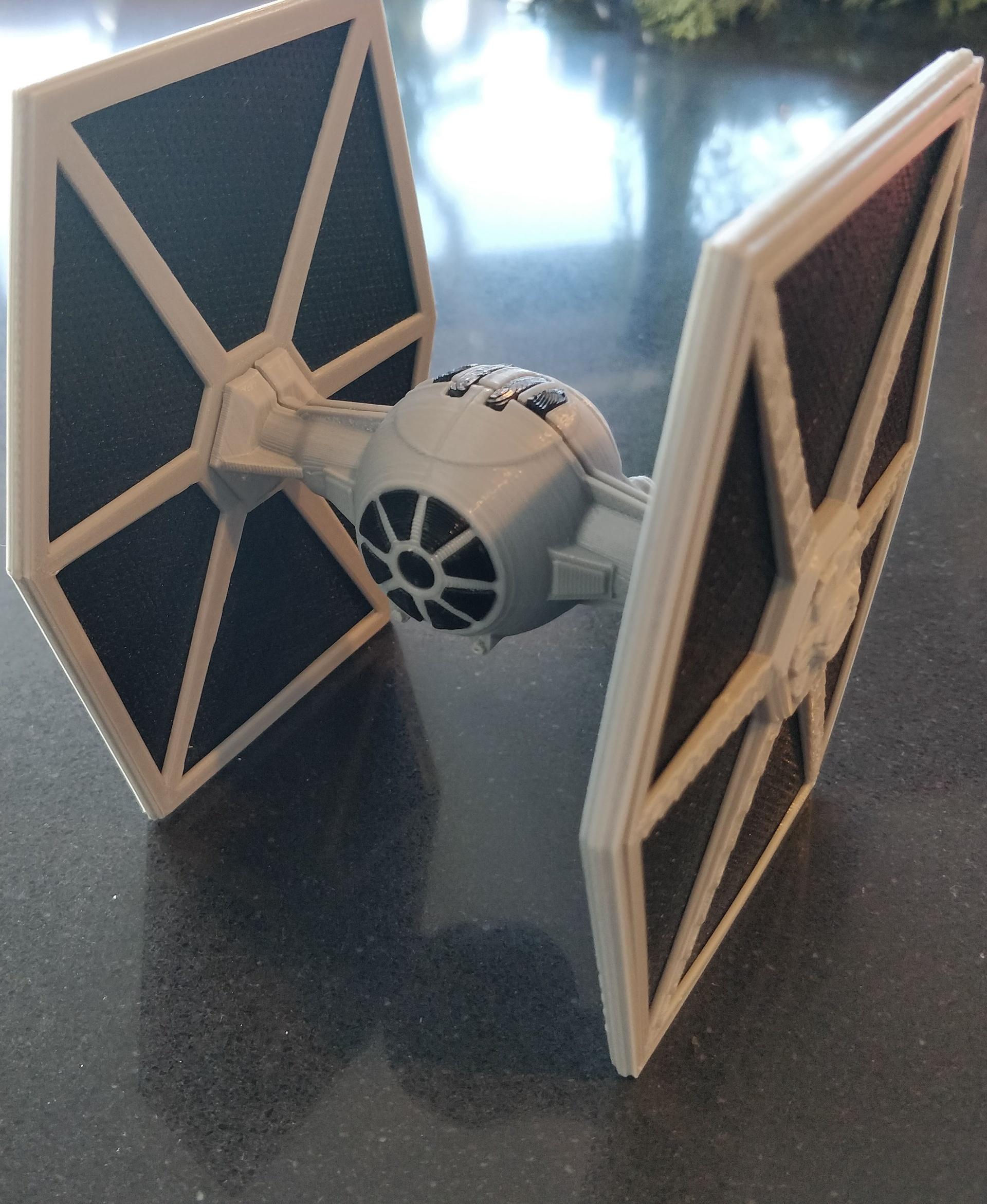 TIE Fighter Kit - Printed on Anycubic Mega Zero 2 with Tinmorry PLA - 3d model