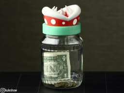 Piranha Plant Piggy Bank lid 3d model