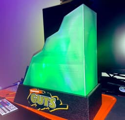 Nickelodeon GUTS Aggro Crag Trophy 3d model