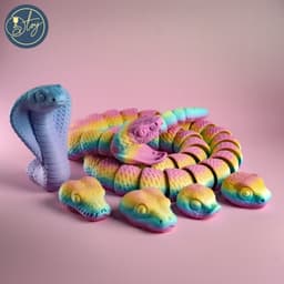 Articulater Modular Snake 3d model