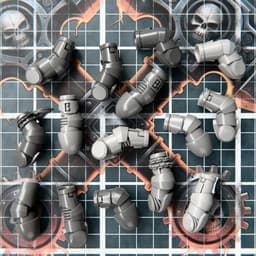 Iron Valiant Arms Pack – Heavy Armored Soldier Limbs STL 3d model