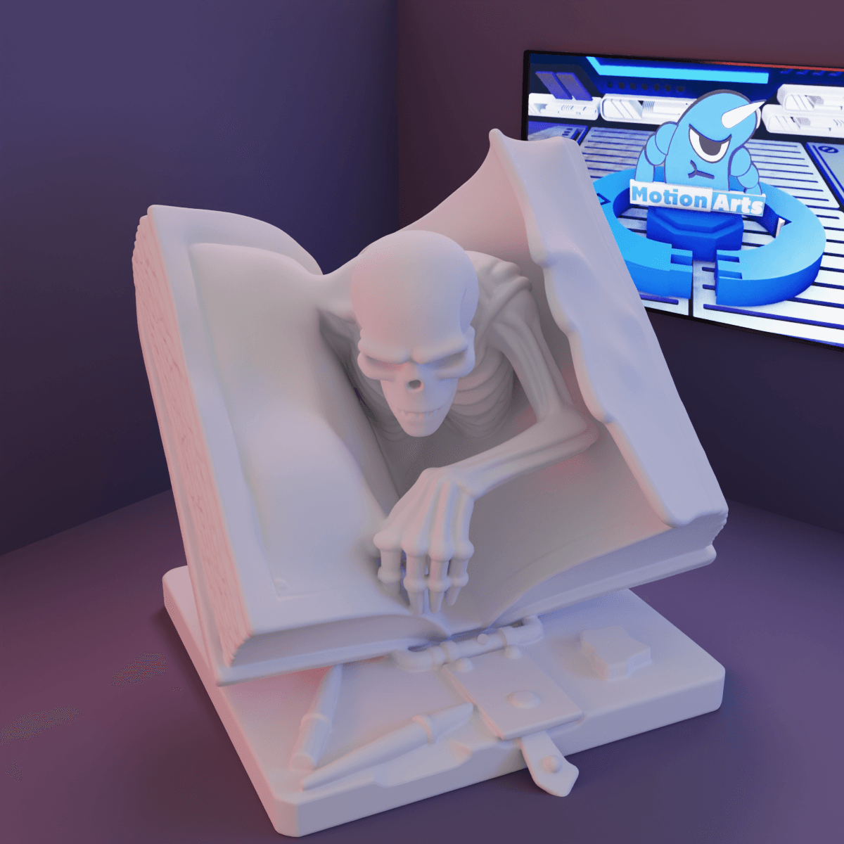 Esqueleto Livro.stl 3d model