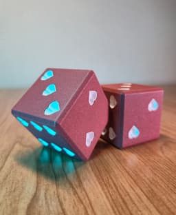 Dice of love - Valentines inspired Dice 3d model