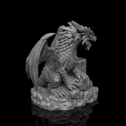 Dragon-shaped pen holder 3d model