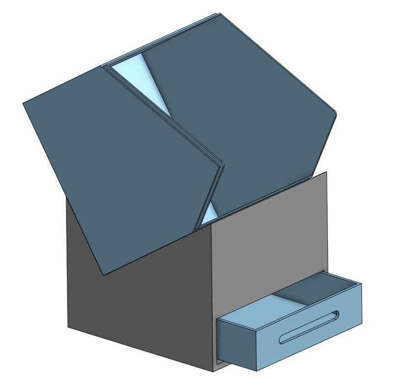 MTG Commander Deck Box 3d model