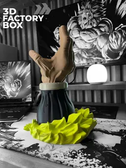 DIY Universal Gaming Controller Stand - Inspired by Broly 3d model