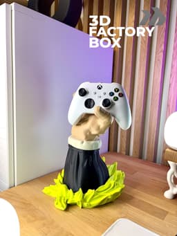 DIY Universal Gaming Controller Stand - Inspired by Broly 3d model