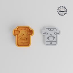 Conversation Interface Shape Cutter & Stamp Set, Perfect for Cookies & Fondant, 6 Piece Collection in S/M/L Sizes PRODUCT_2868 3d model