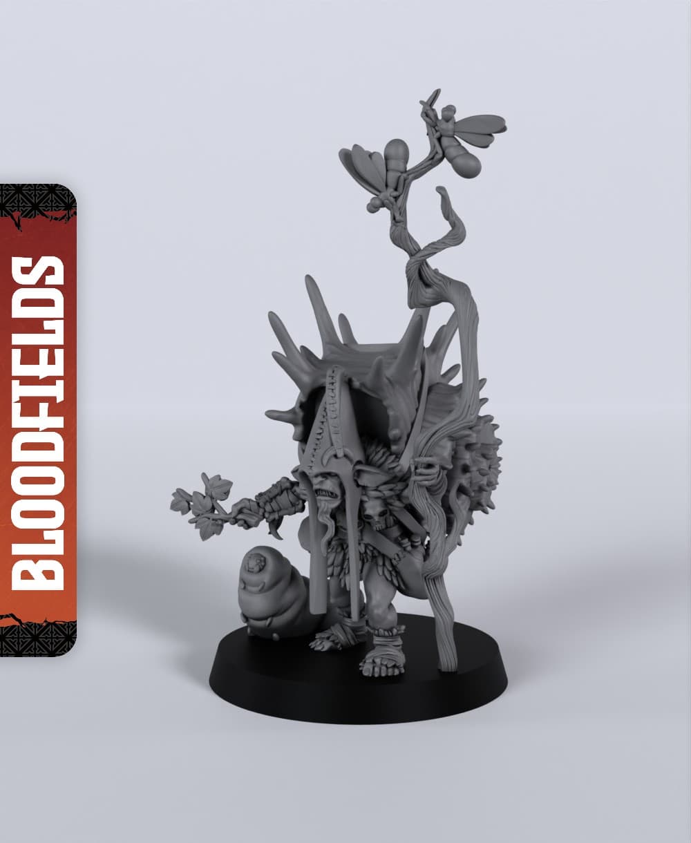 Shrooman Shnillo - With Free Dragon - 5e DnD Inspired for RPG and Wargamers 3d model