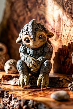Pebblejaw Burrowbeast Shelf Sitter Figurine 3d model