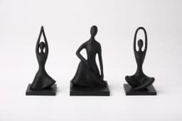 Harmony Pose Trio – Abstract Modern Sculptures 3d model