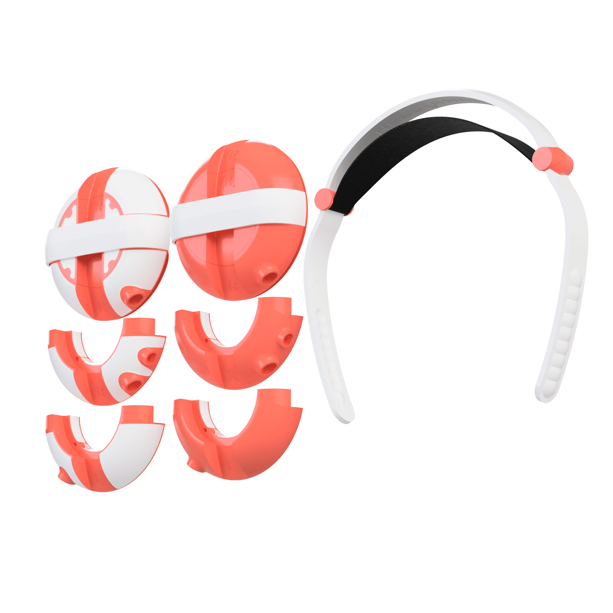 head(amame) V2.1 - 3D Printable Headphones 3d model