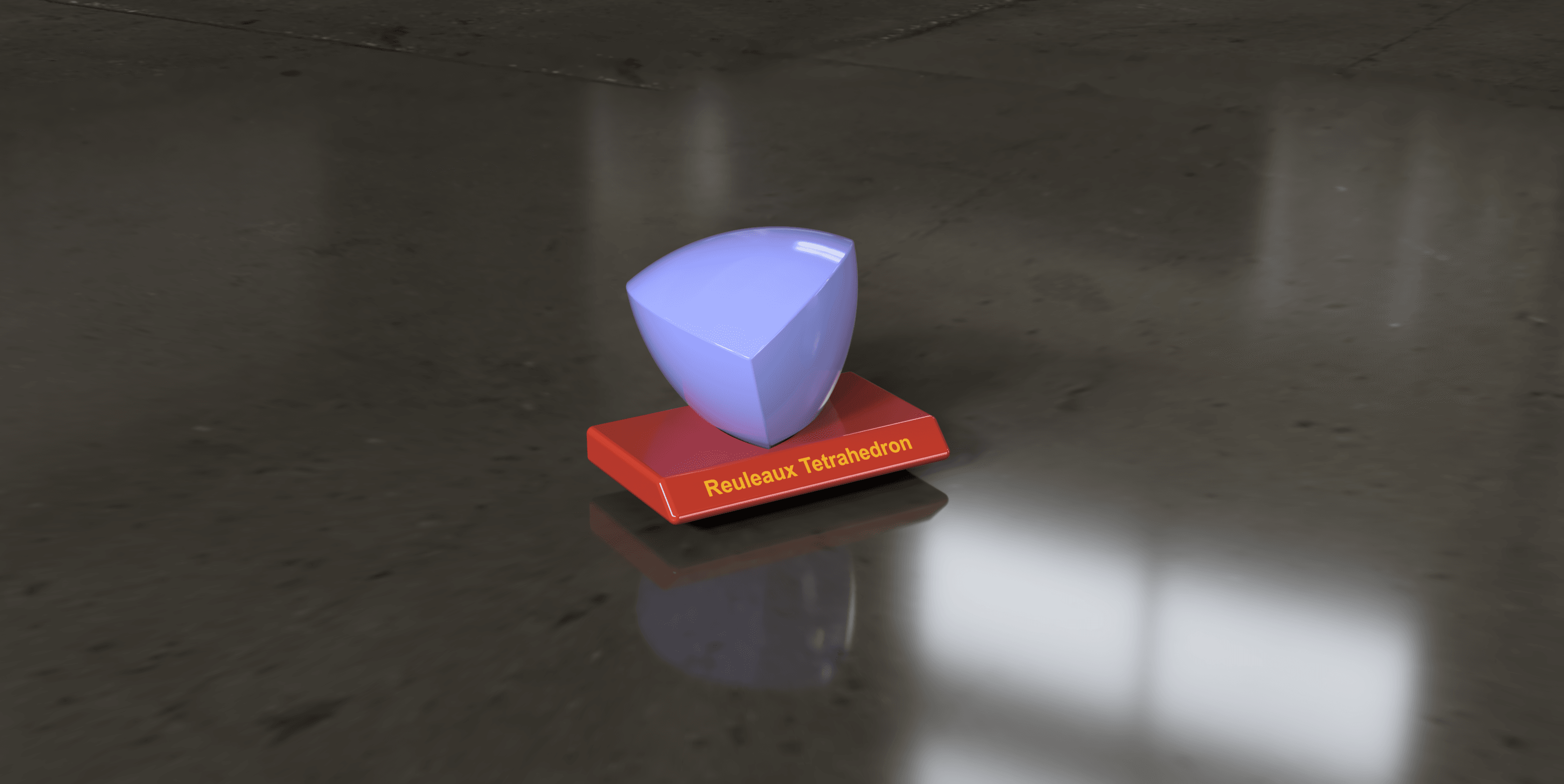 Reuleaux Tetrahedron Solid 3d model