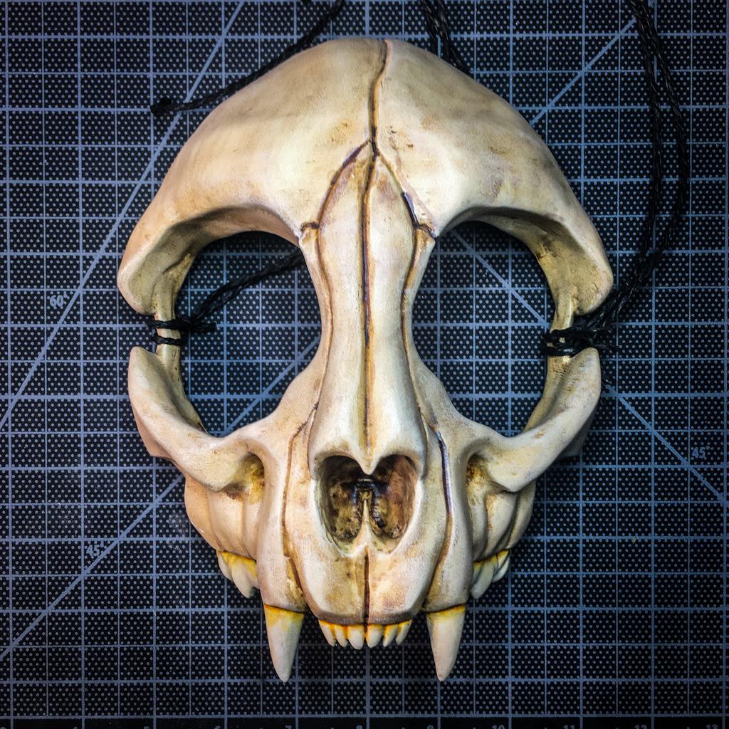 Cat Skull Mask 3d model