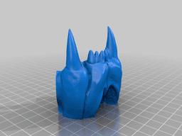 Cat Skull Mask 3d model