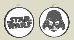 Star Wars Darth Vader key chain, earring, dogtag, jewlery