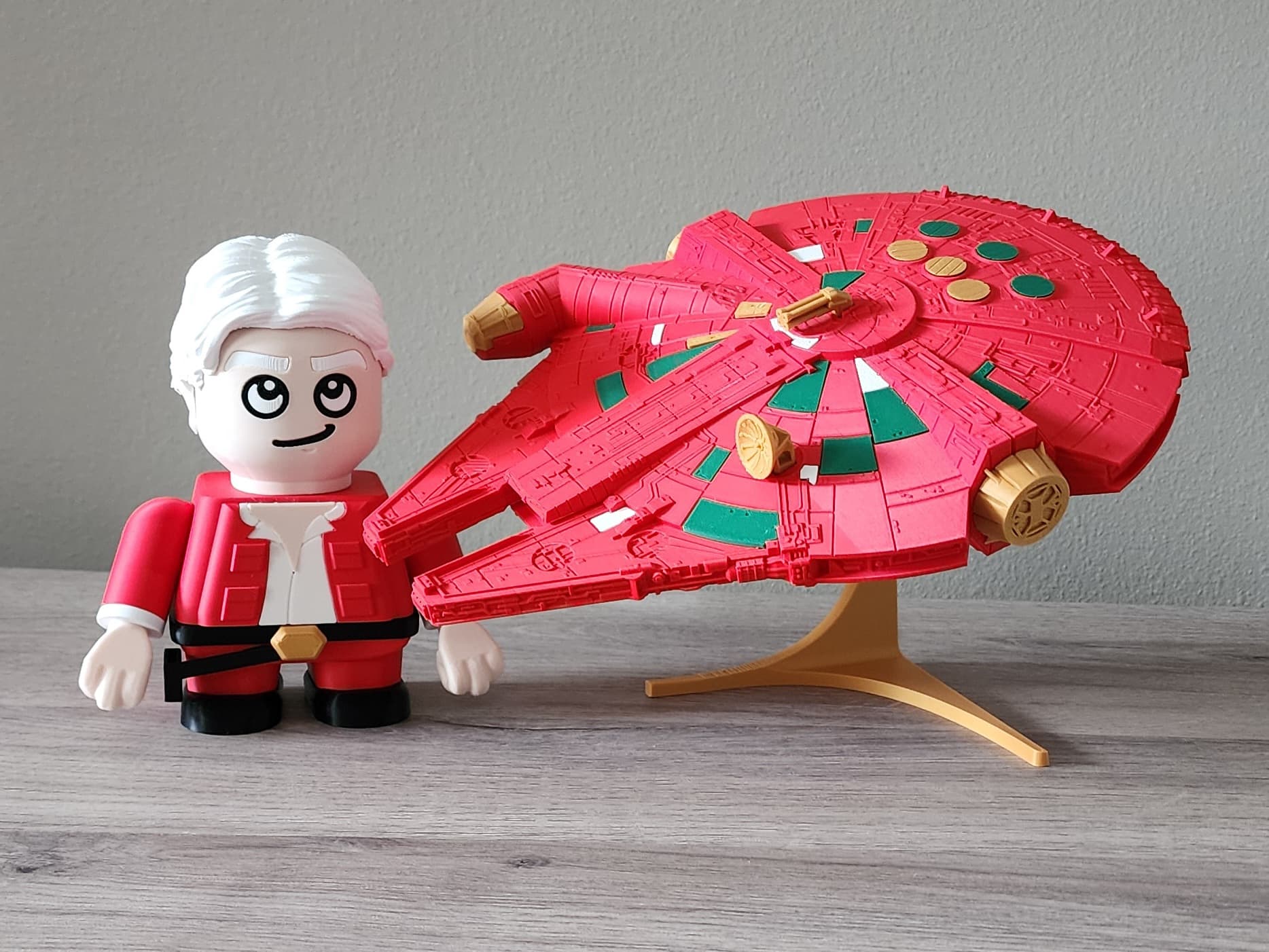 Santa Solo and his sleigh!