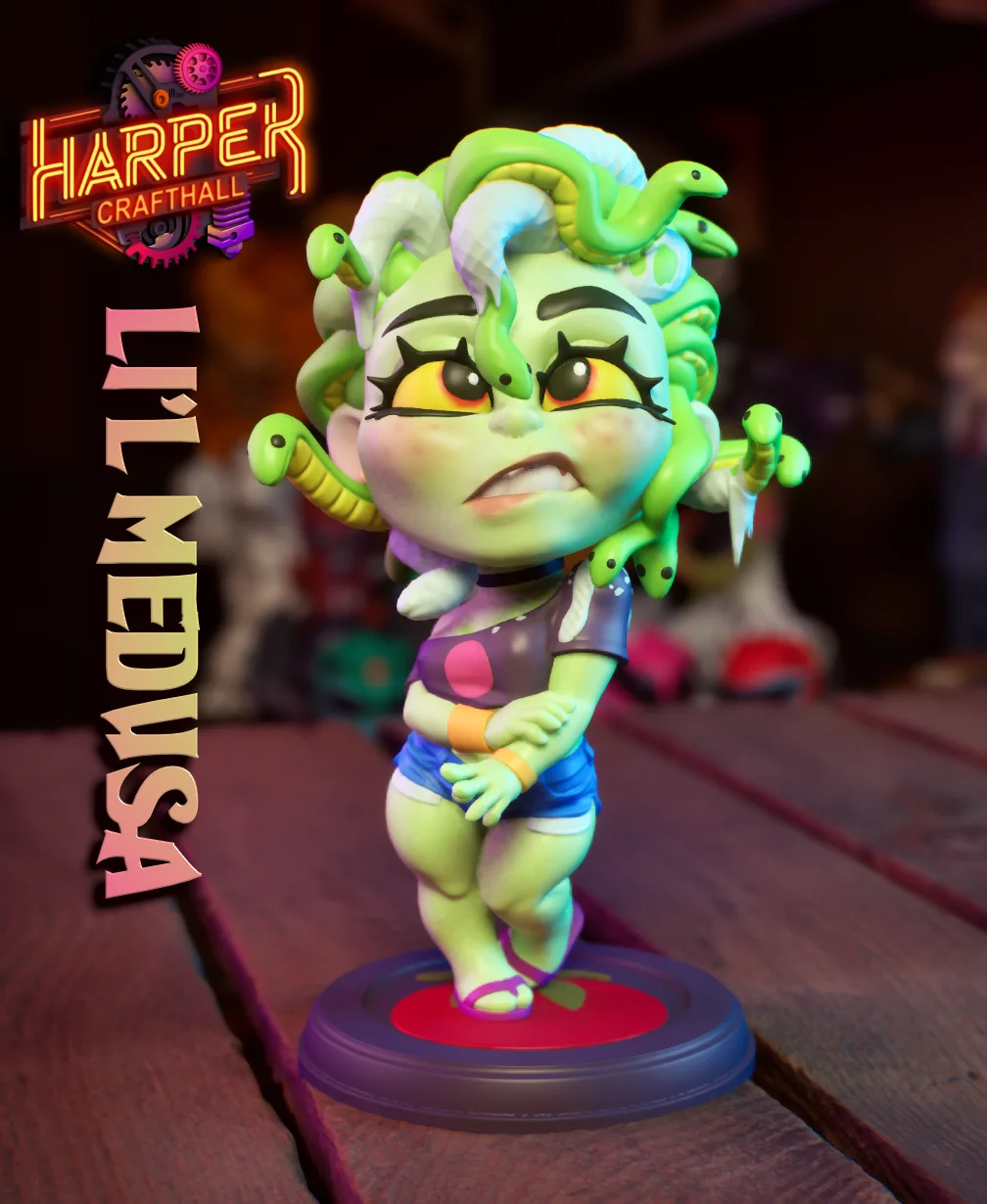 Lil Medusa - Philtomato DTiYS Fan Art 3d model